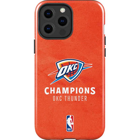 2025 NBA Champions Oklahoma City Thunder iPhone 15 Pro Max Impact Case
